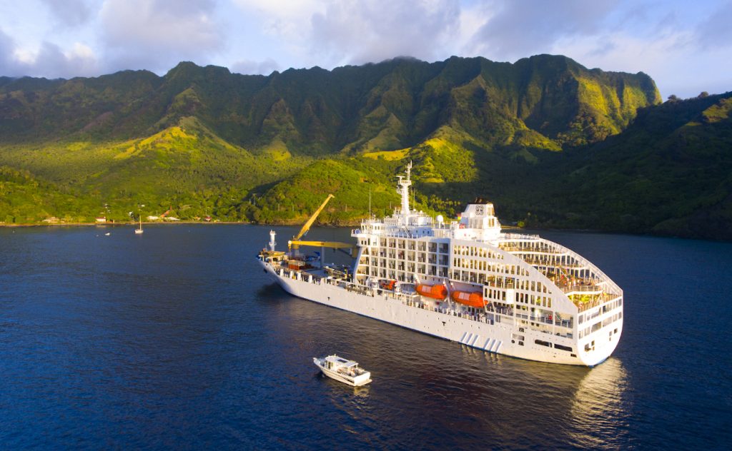 south pacific cargo ship cruises