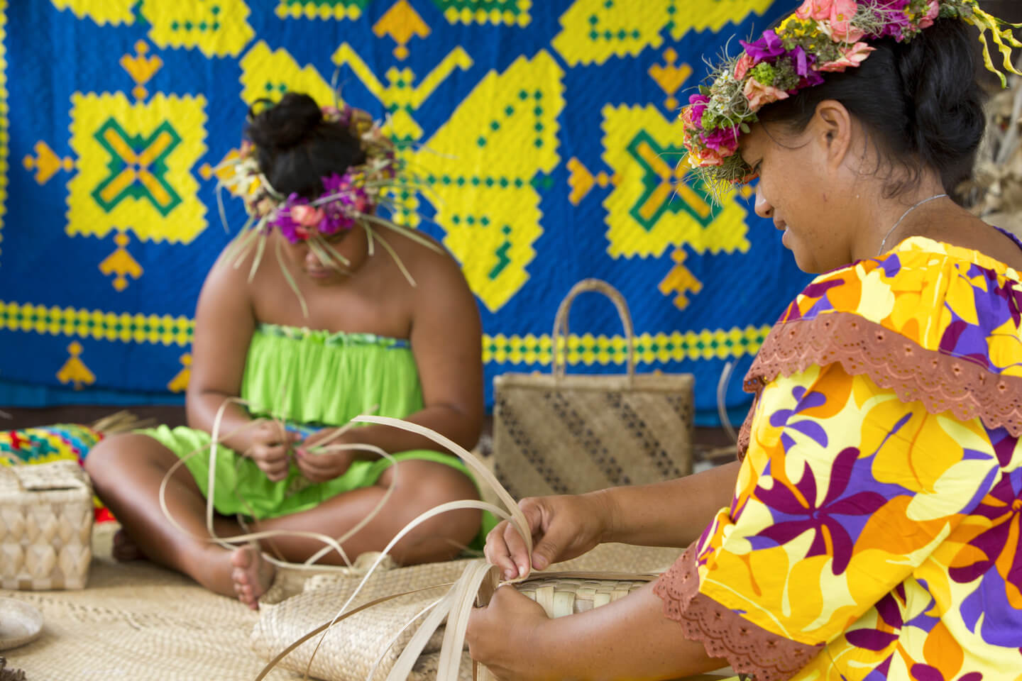 Deux femmes à Tahiti